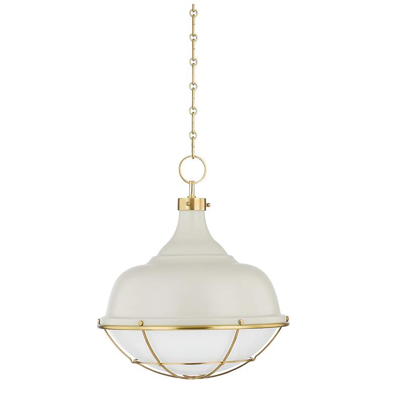 Image 1 Hudson Valley Holkham 18 In. Steel 1 Light Pendant