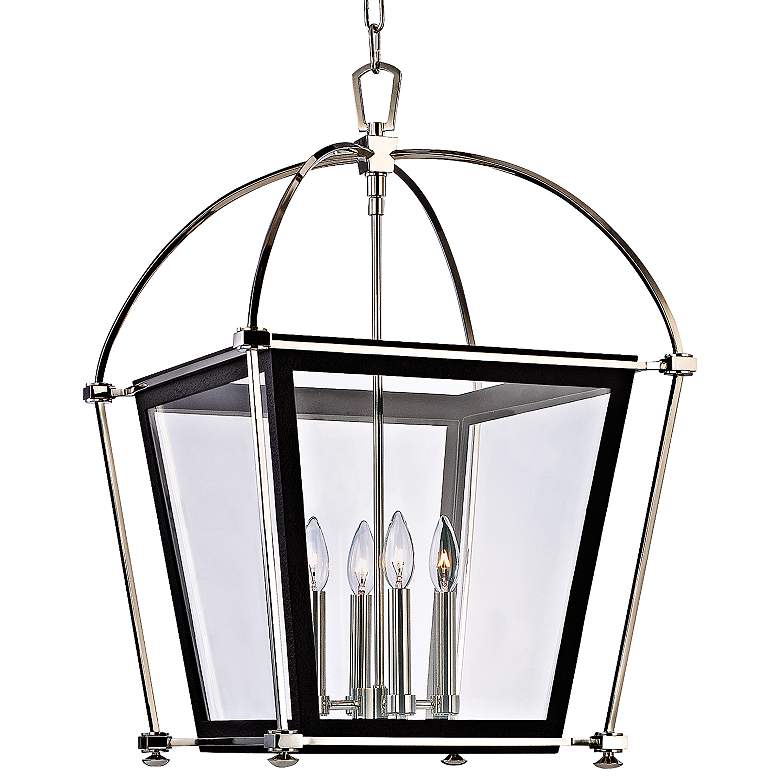 Image 1 Hudson Valley Hollis 18 1/4" Wide Polished Nickel Pendant