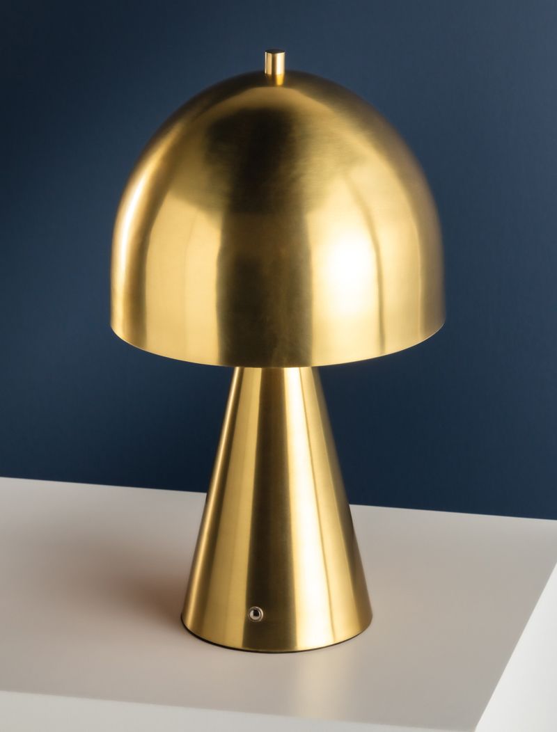 Image 7 Hudson Valley Hopkinton Rechargeable Table Lamp 8.75 Inch In Aged Brass more views