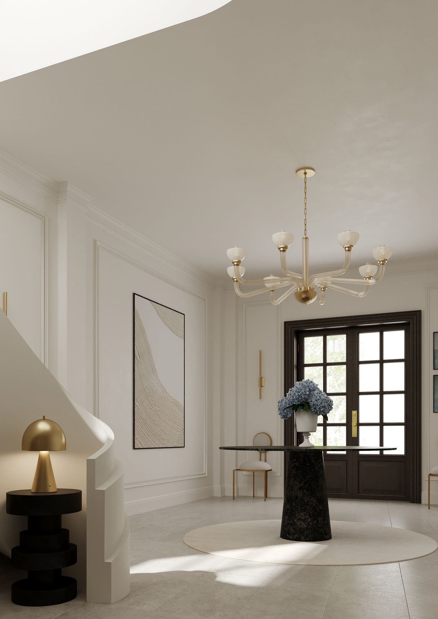 Hudson Valley Hopkinton Rechargeable Table Lamp 8.75 Inch In Aged Brass