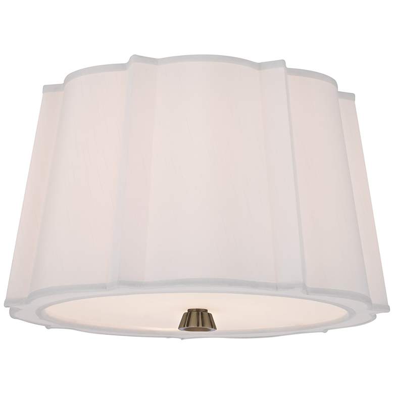Image 1 Hudson Valley Humphrey 17" Wide Aged Brass 2 Light Semi Flush