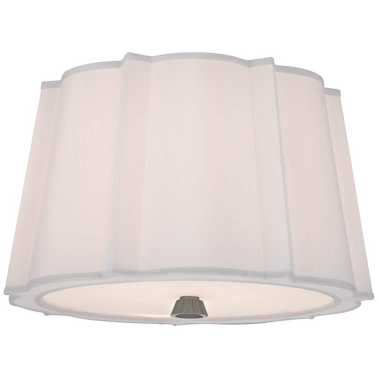 Image 1 Hudson Valley Humphrey 17" Wide Polished Nickel 2 Light Semi Flush