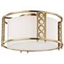 Hudson Valley Infinity 16" Wide Aged Brass Ceiling Light