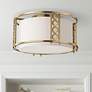 Hudson Valley Infinity 16" Wide Aged Brass Ceiling Light