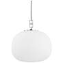 Hudson Valley Ingels 16" Wide Polished Nickel 1 Light Pendant