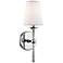 Hudson Valley Islip 14 3/4" High Polished Nickel Wall Sconce