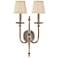 Hudson Valley Jefferson Antique Nickel 2-Light Wall Sconce