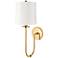 Hudson Valley Jericho 20 1/2" High Aged Brass Wall Sconce