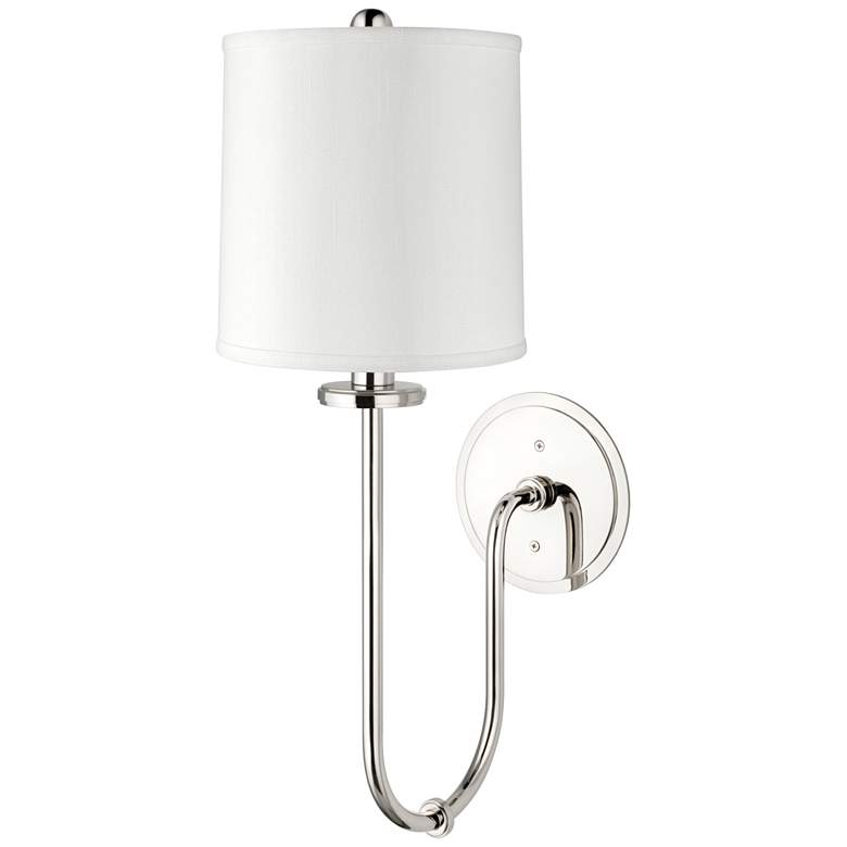 Image 1 Hudson Valley Jericho 20 1/2"H Polished Nickel Wall Sconce
