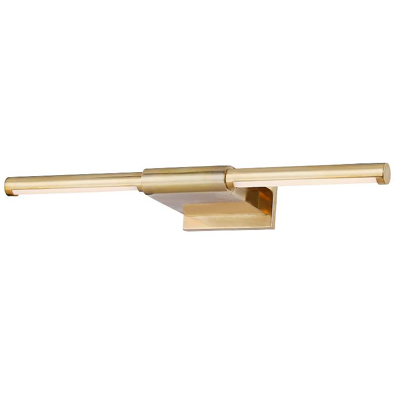 Image 5 Hudson Valley Jerome 22.25" Wide Aged Brass Modern LED Picture Light more views