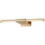 5_Hudson Valley Jerome 22.25" Wide Aged Brass Modern LED Picture Light more views