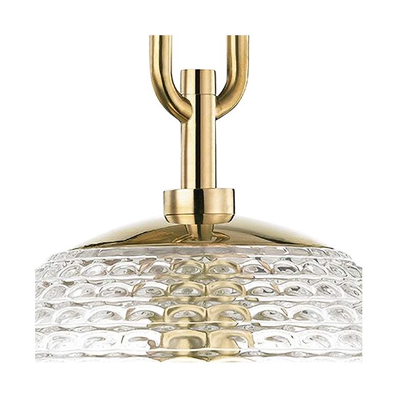 Image 2 Hudson Valley Jewett 17" High Aged Brass Wall Sconce more views