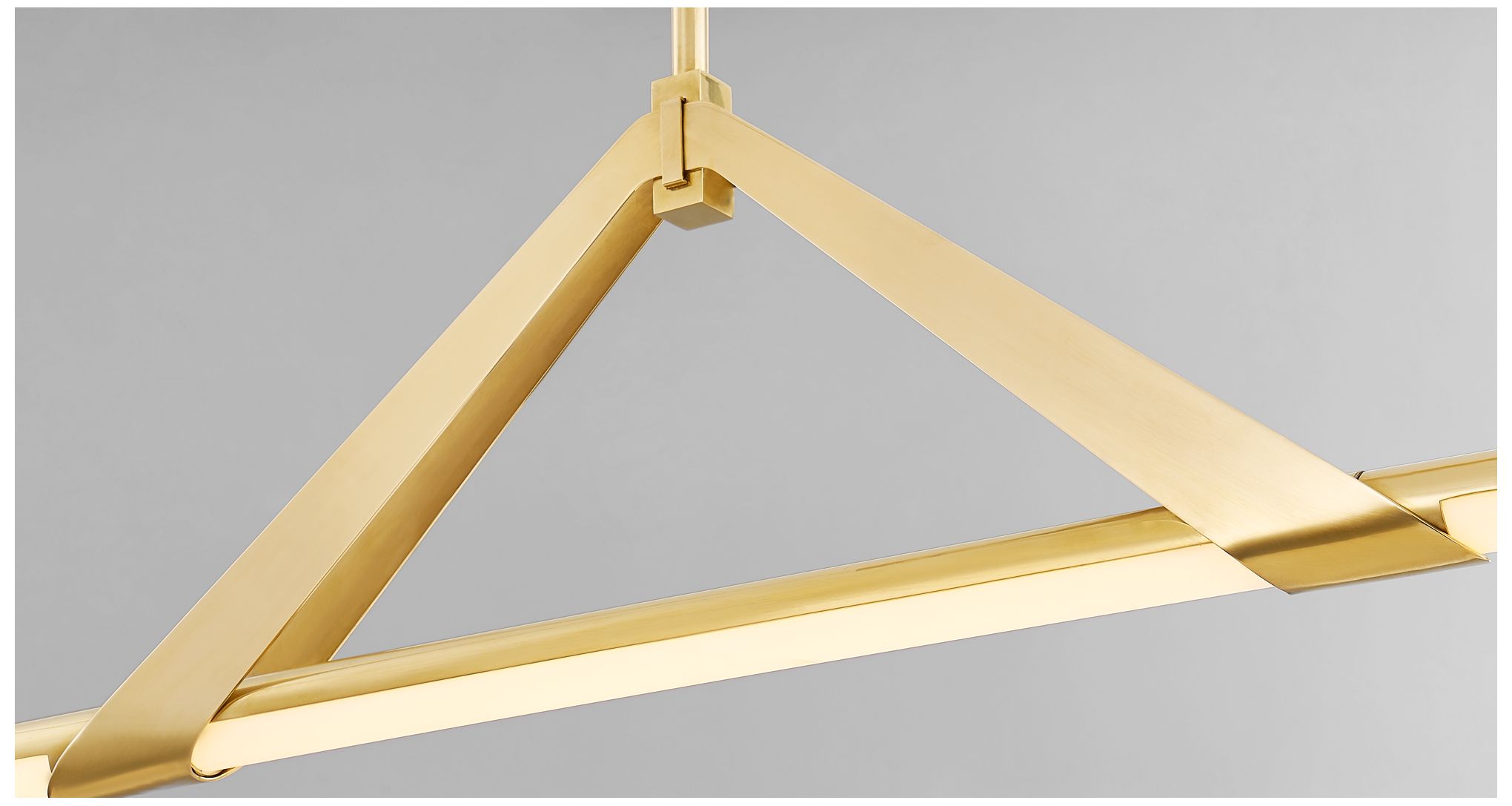 Image 2 Hudson Valley Jonas 5.5" Wide Aged Brass 1 Light LED Island Light more views