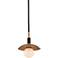 Hudson Valley Julien 4 3/4"Wide Aged Brass LED Mini Pendant