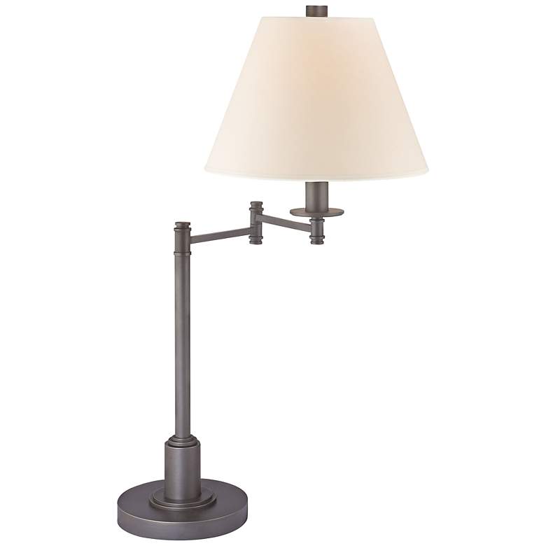 Image 1 Hudson Valley Kennett Old Bronze Swing Arm Table Lamp