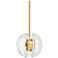 Hudson Valley Kert 11.75" Wide Aged Brass 2 Light Pendant