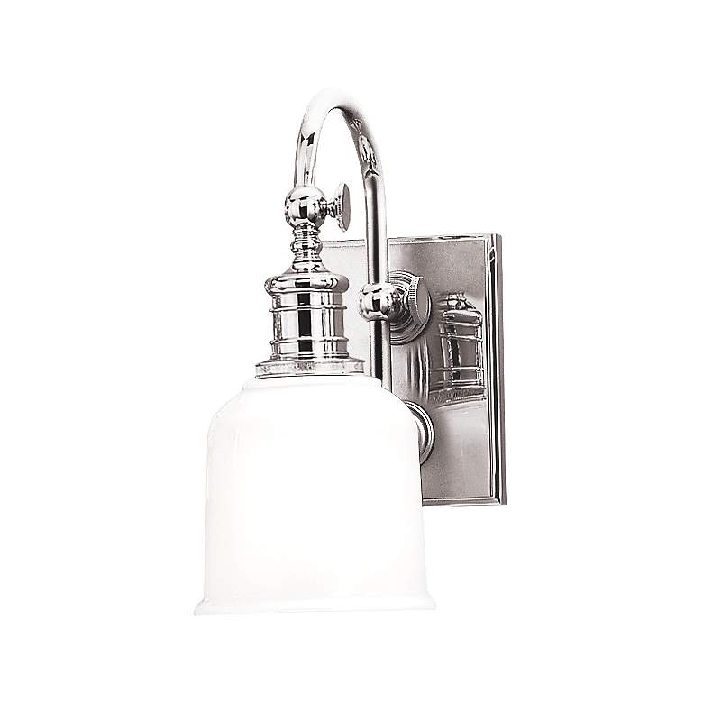 Image 2 Hudson Valley Keswick 11" High Chrome Wall Sconce