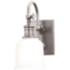Hudson Valley Keswick 11" High Satin Nickel Wall Sconce