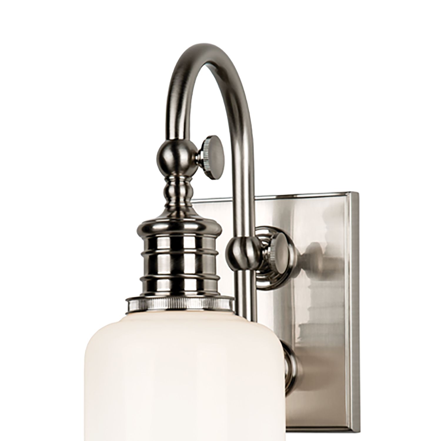 Image 2 Hudson Valley Keswick 11" High Satin Nickel Wall Sconce more views