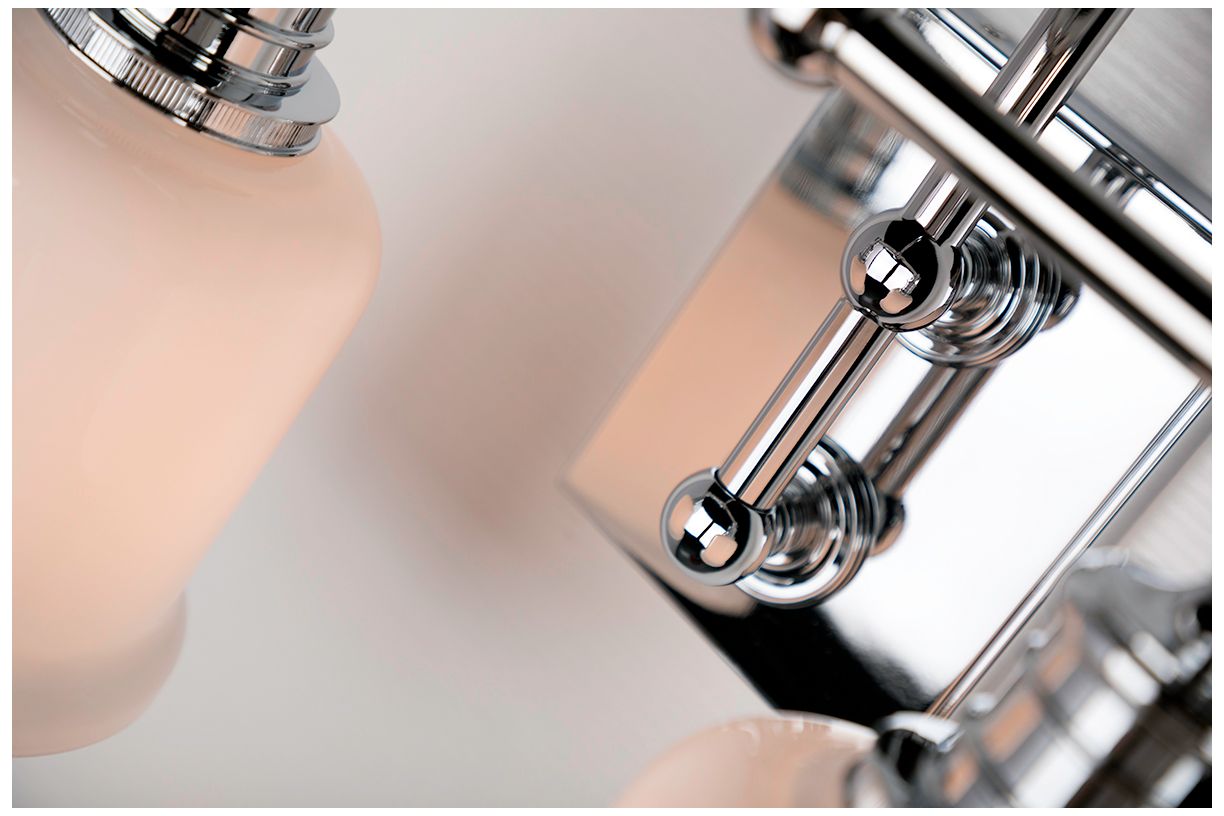 Image 5 Hudson Valley Keswick 13 1/2" Wide Chrome 2-Light Bath Light more views