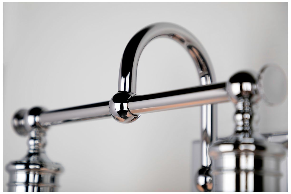 Image 6 Hudson Valley Keswick 13 1/2" Wide Chrome 2-Light Bath Light more views