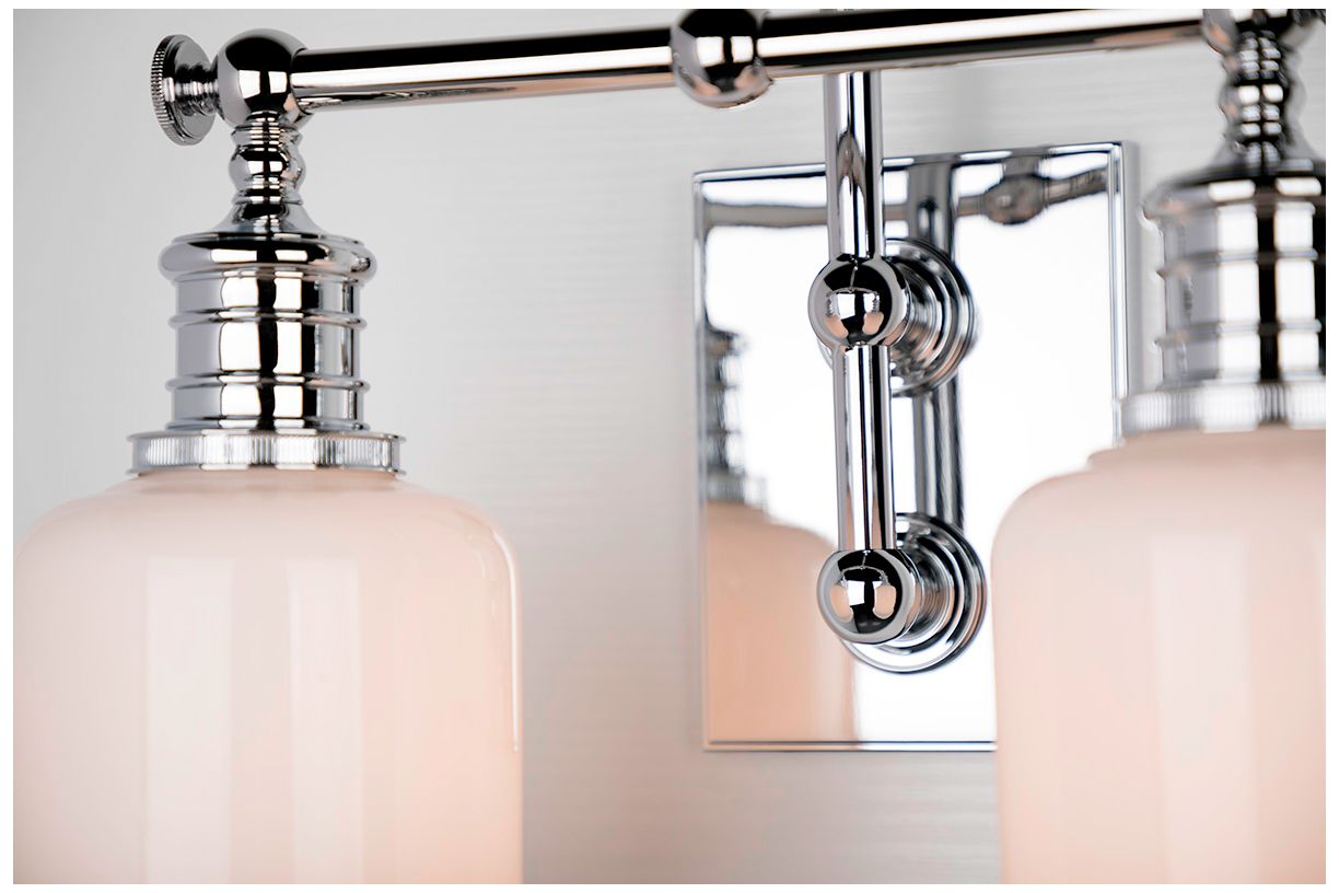 Hudson Valley Keswick 13 1/2" Wide Chrome 2-Light Bath Light