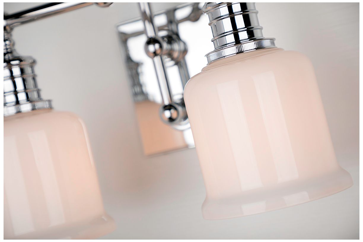 Hudson Valley Keswick 13 1/2" Wide Chrome 2-Light Bath Light