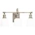 Hudson Valley Keswick 21" Wide Satin Nickel Bath Light