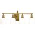 Hudson Valley Keswick 29" Wide Aged Brass Bath Light