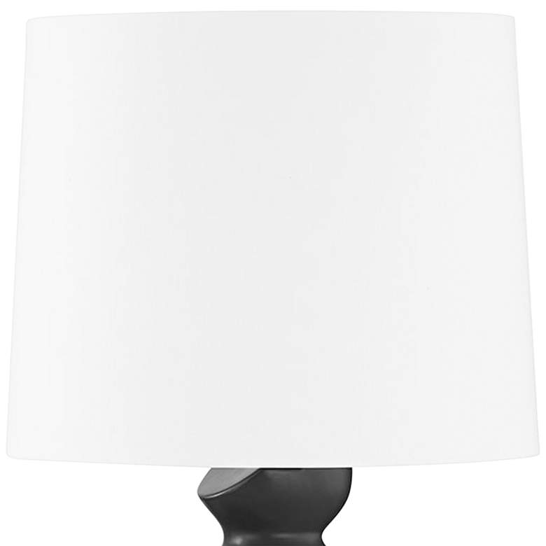 Image 2 Hudson Valley Kingsley Satin Black Ceramic Table Lamp more views