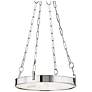 Hudson Valley Kirby 20" Wide Polished Nickel 1 Light LED Chandelier