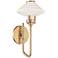 Hudson Valley Knowles 12 3/4-Inch-H Aged Brass LED Sconce
