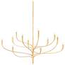 Hudson Valley Labra 52 1/4" Wide 12-Light Gold Leaf Modern Chandelier