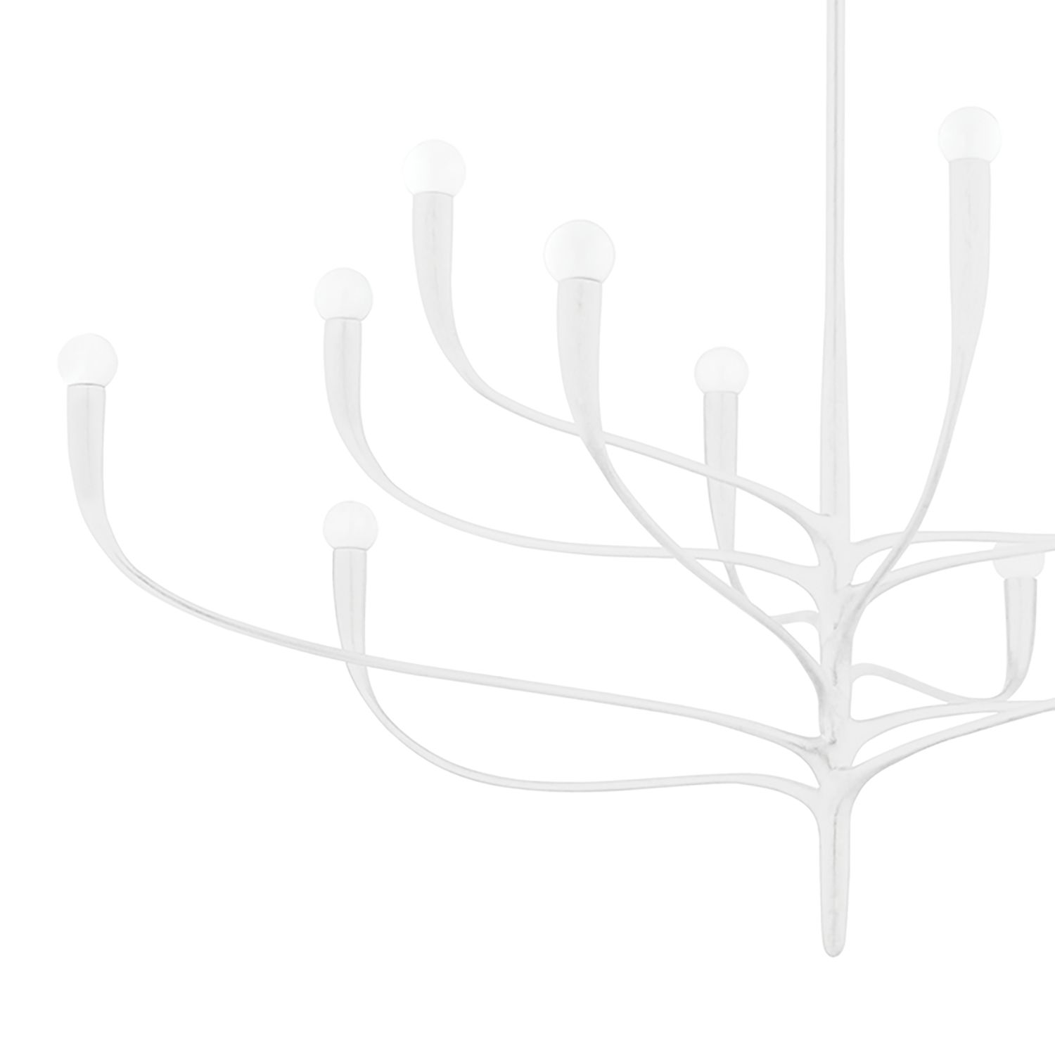 Image 2 Hudson Valley Labra 52 1/4" Wide White Plaster 12-Light Chandelier more views