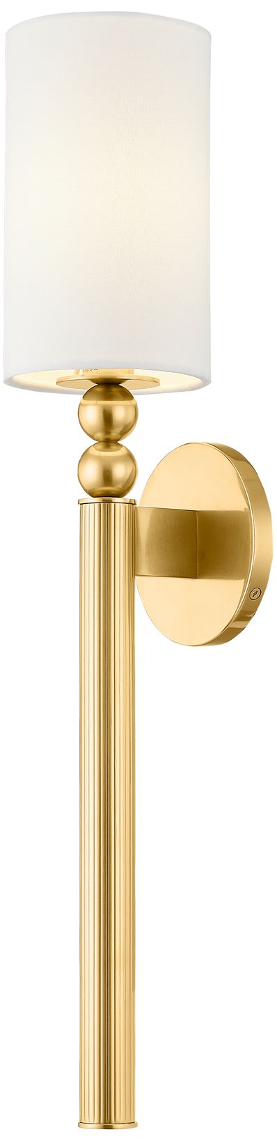 Thumbnail2 of Hudson Valley Lakeport Wall Sconce 4.75 Inch In Aged Brass more views