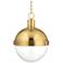 Hudson Valley Lambert 14.5" Wide Aged Brass 1 Light Pendant