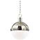 Hudson Valley Lambert 9 1/2"W Polished Nickel Mini Pendant