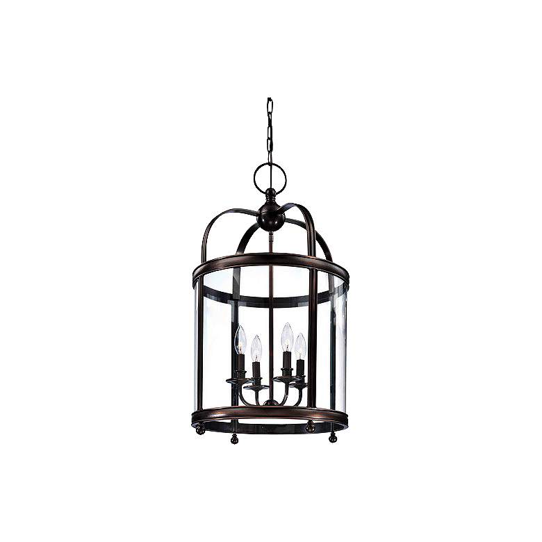 Image 1 Hudson Valley Larchmont 16 1/2" Wide Bronze Pendant Light