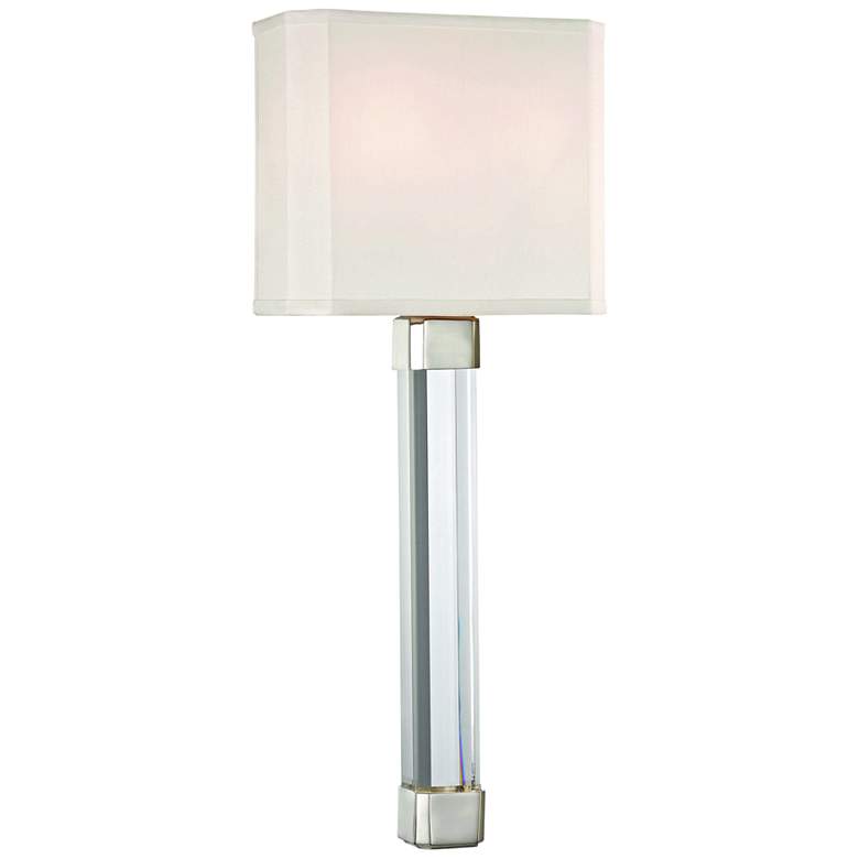 Image 1 Hudson Valley Larissa 21 1/2"H Polished Nickel Wall Sconce