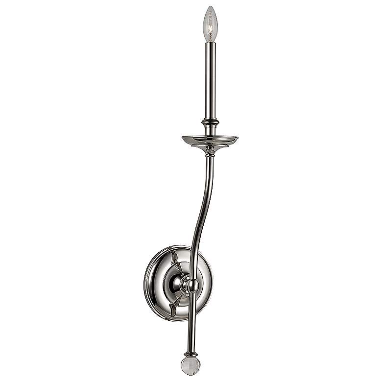 Image 1 Hudson Valley Lauderhill 27"H Polished Nickel Wall Sconce