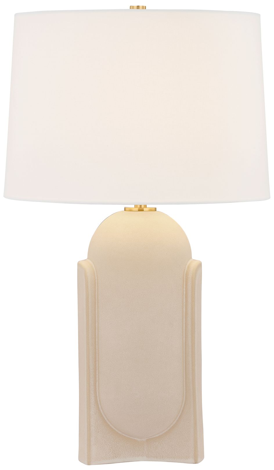 Image 2 Hudson Valley Leeston Table Lamp 16 Inch In Aged Brass more views