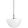 Hudson Valley Lethbridge 15" Wide Polished Nickel 1 Light Pendant