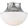 Thumbnail2 of Hudson Valley Lettie 10 3/4" Wide Nickel LED Ceiling Light
