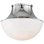 Hudson Valley Lettie 10 3/4" Wide Nickel LED Ceiling Light