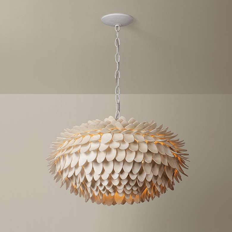 Image 1 Hudson Valley Lighting Alsen Pendant White Plaster