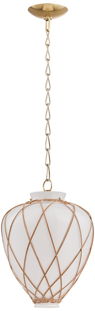 Image 2 Hudson Valley Lighting Apple Valley Pendant Aged Brass