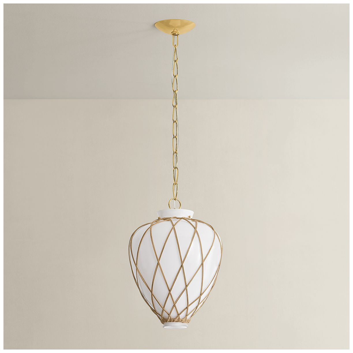 Image 6 Hudson Valley Lighting Apple Valley Pendant Aged Brass more views