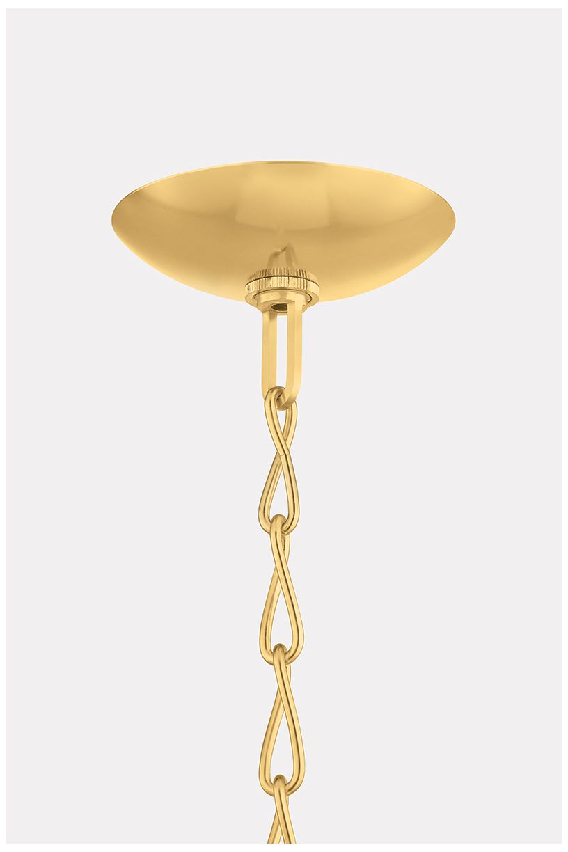 Image 7 Hudson Valley Lighting Apple Valley Pendant Aged Brass more views