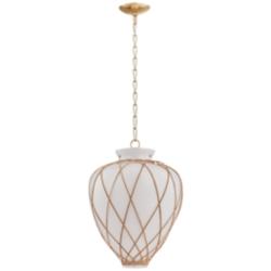 Hudson Valley Lighting Apple Valley Pendant Aged Brass