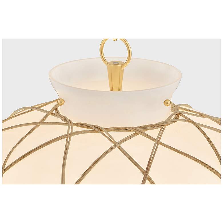 Image 6 Hudson Valley Lighting Apple Valley Pendant Aged Brass more views